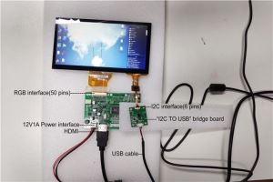 7 დიუმიანი სენსორული ეკრანი Raspberry PI